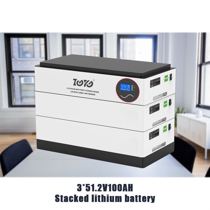 51.2V 300AH Lithium LiFePO4 Stacked Battery
