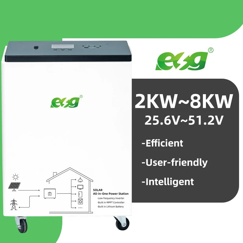 All-in-One Residential Energy Storage System 2-8kW 2KWH-15KWH Hybrid Solar Inverter LiFePO4 Battery Backup Power System suppliers