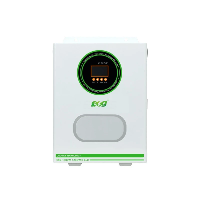 ESG Wall-mounted 600W 1500W 3500W Inverters 640Wh 1280Wh 3072Wh Lifepo4 Lithium Batteries Integrated Home Inverter And Battery factory